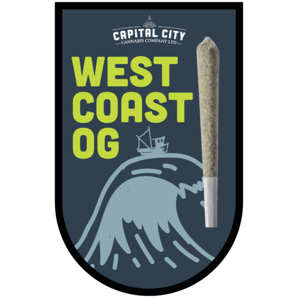 West Coast OG 1g x 1 Pre-Roll (12units/case) Face Off OG X SFV OG X OG Kush
